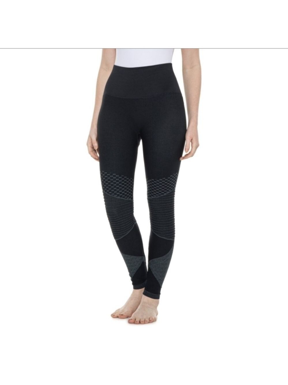 Spanx Seamless Moto Leggings Very Black